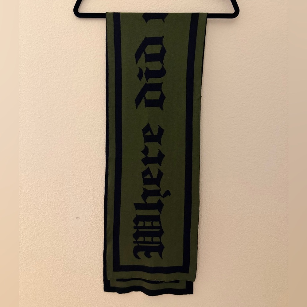 L.A.M.B. Green and Black Scarf - Picture 2 of 2